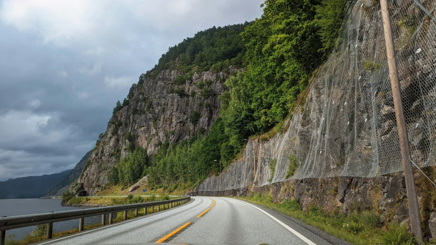 the highway goes through an area that looks great