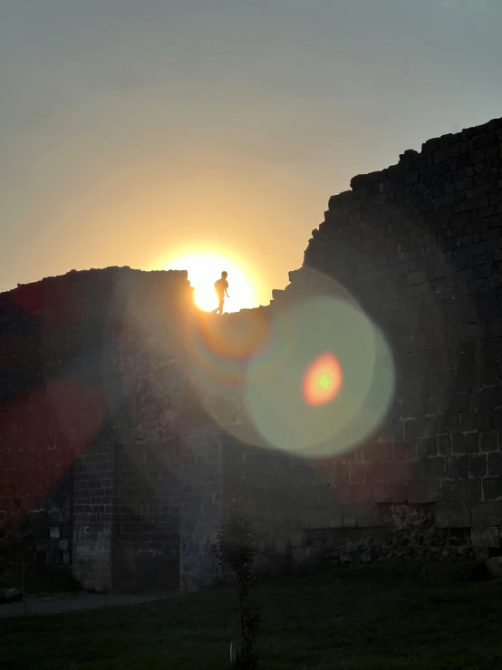 an image of person standing on a roof