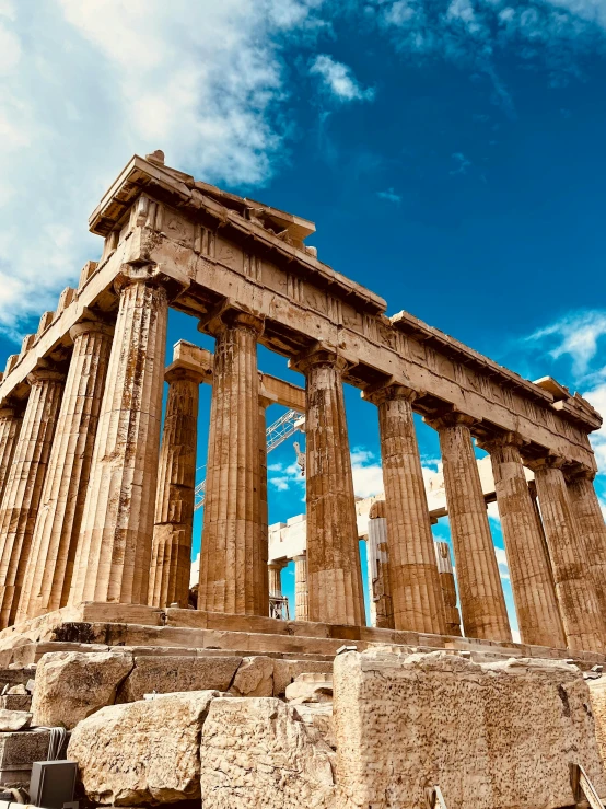 the ruins of the temple at valley of the temples