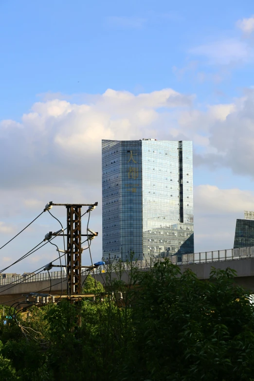 buildings that are sitting behind a fence