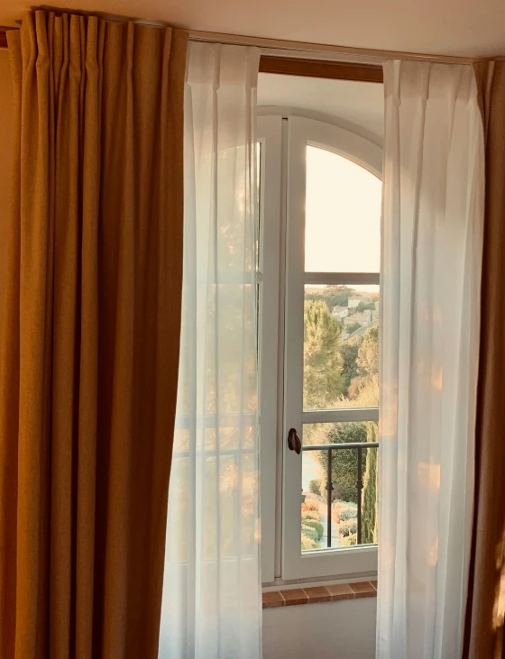 an open window in a room with a view