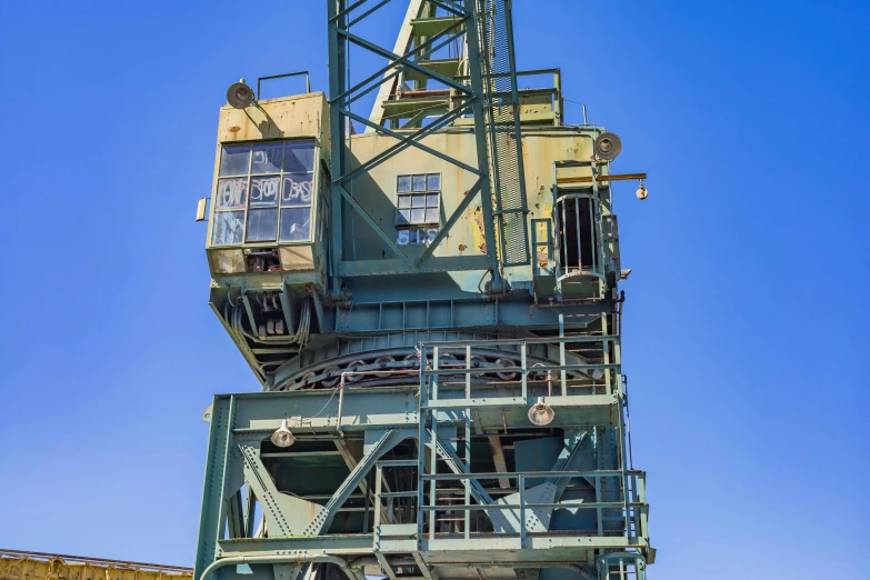 a large tower like structure with a clock on it