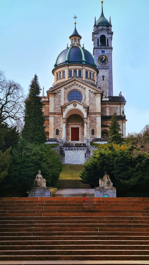 a beautiful building with a steeple and a tower