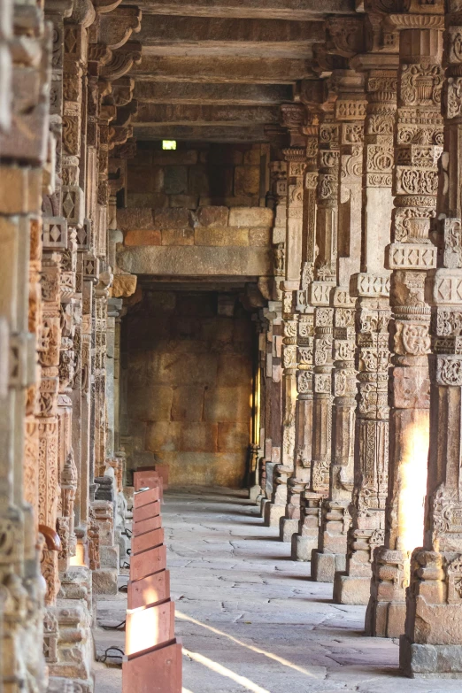 stone carved doorways inside a large structure