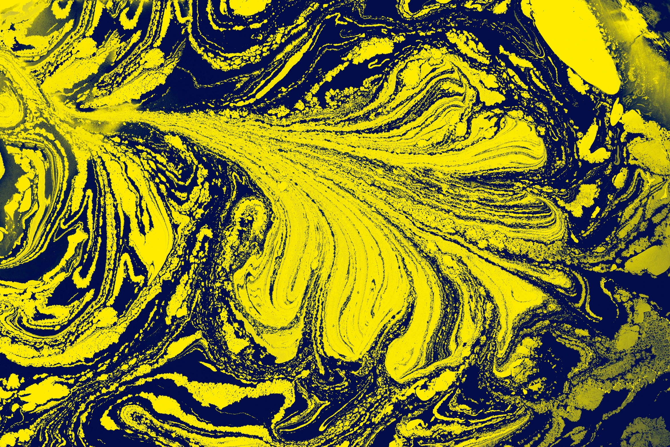an abstract design is yellow, black and grey
