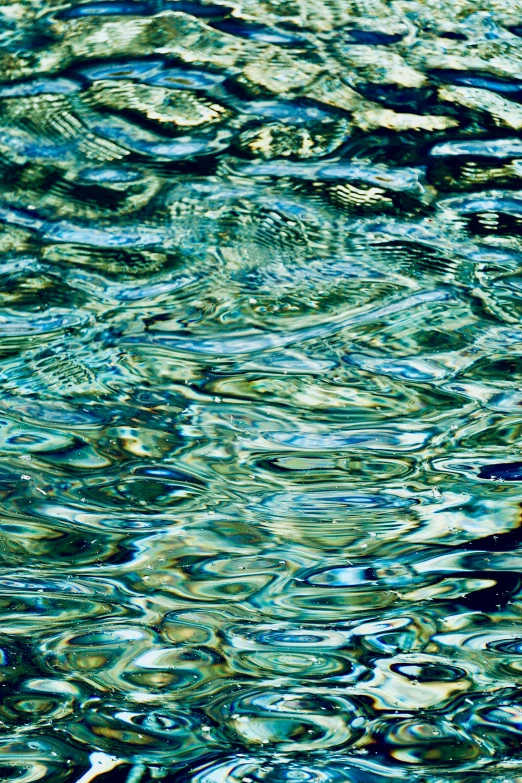 abstract patterns of water ripples and reflections