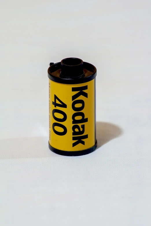 an open can of kodaky on a white background