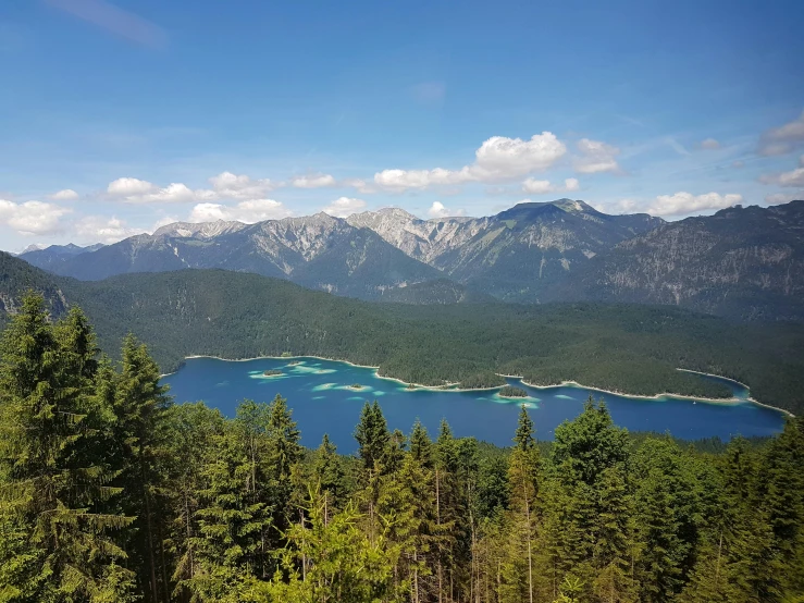 a bird's eye view of a mountainous landscape