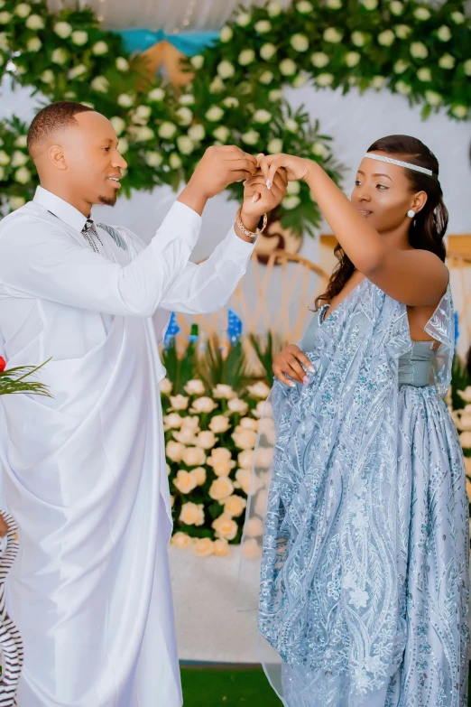 an elegant wedding on a cruise ship