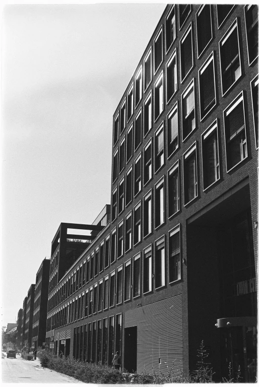 a large building that is partially made out of windows