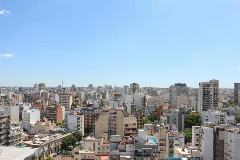 a picture of cityscape taken from a high rise