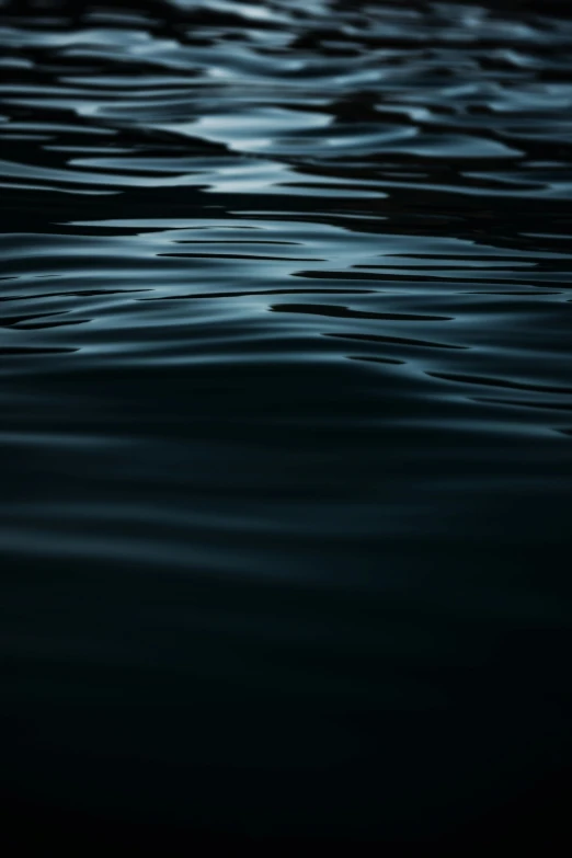 an abstract po of blue water in the evening