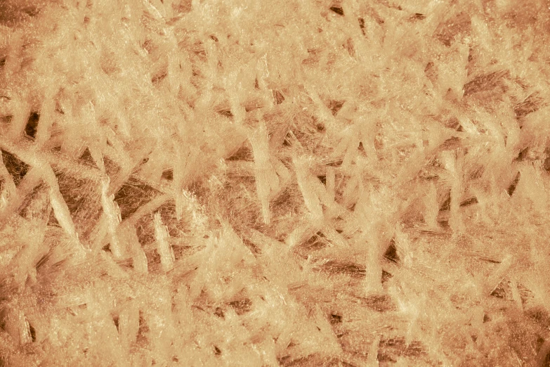 many scratches on a brown surface in a pattern