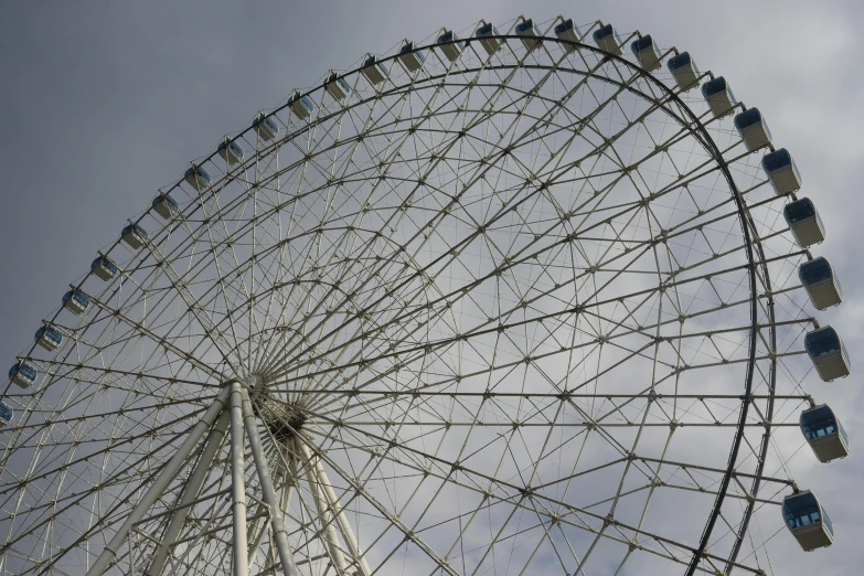 a huge ferris wheel with lots of wheels on it