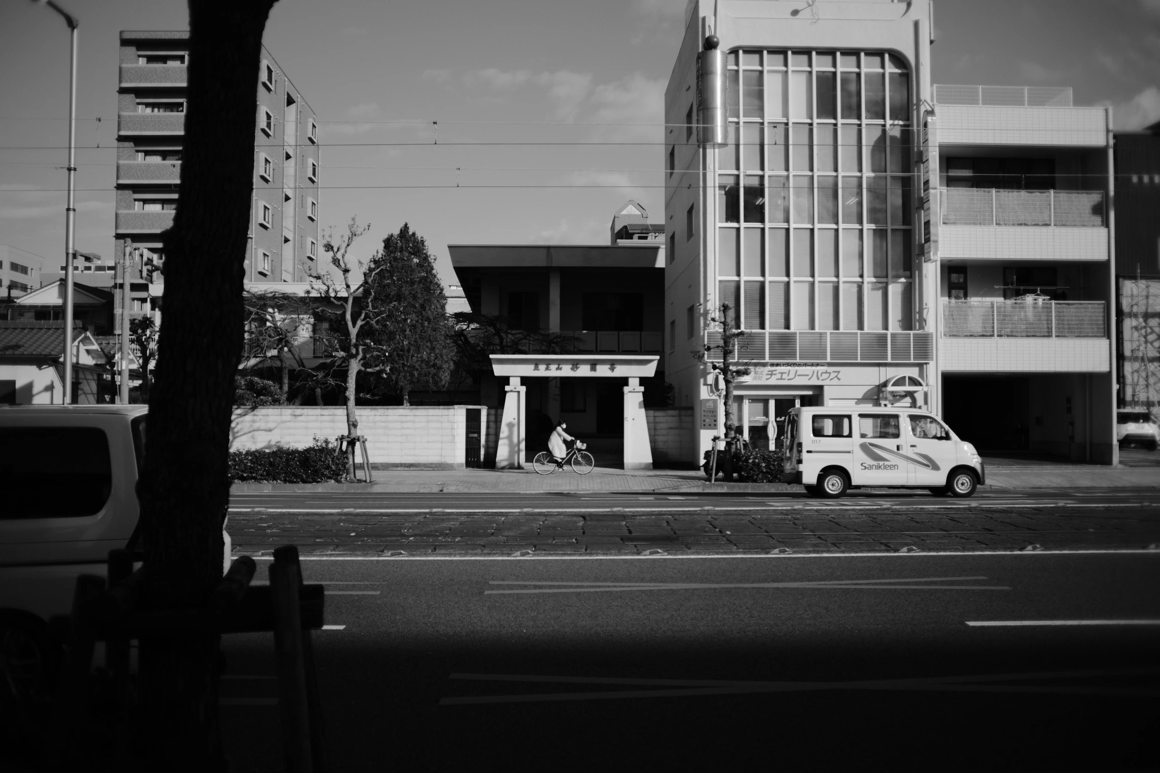 a car parked at the edge of the street