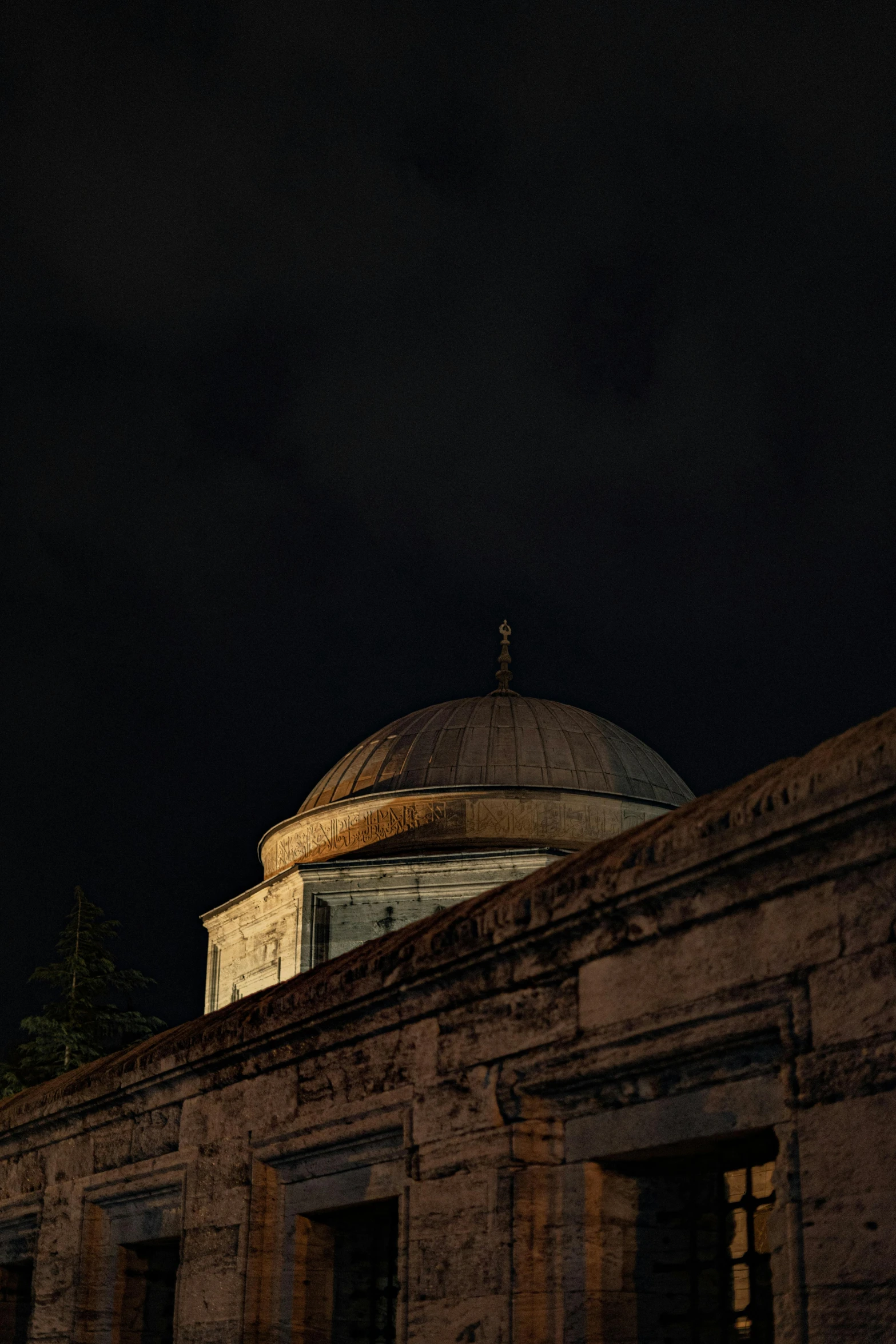 the dome is at the top of the old building