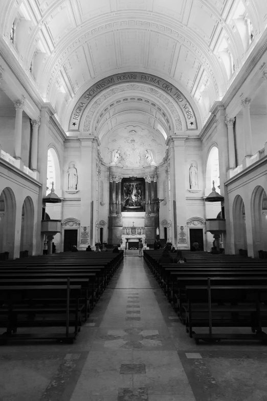 black and white po of an ornate church