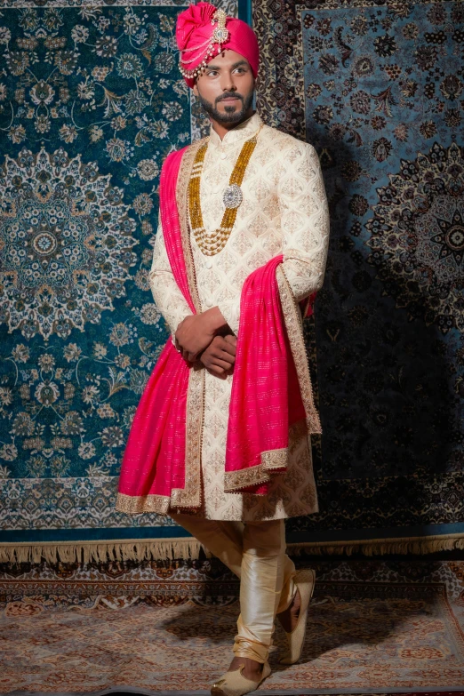 an indian wedding in pink and gold is a sight to behold