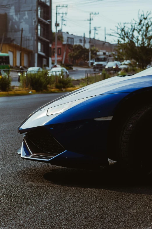 there is a car that is parked on the street