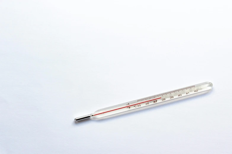 thermometer is displayed against the white background
