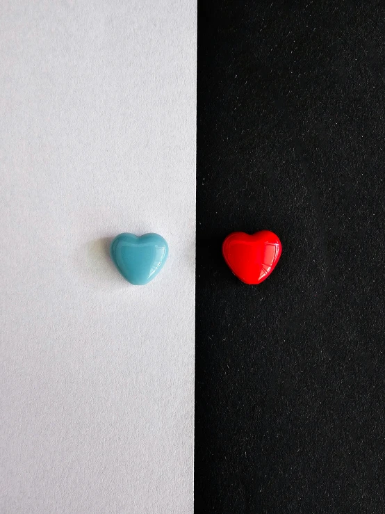 a heart shaped bowl sitting on top of a counter