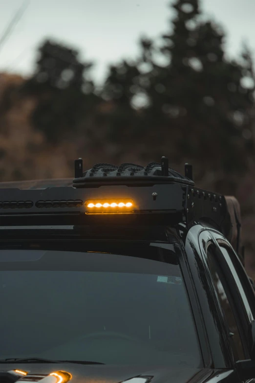 a car's headlights and tail lights are shown