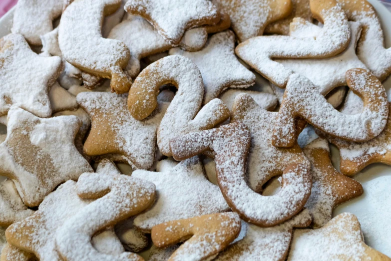 cookies that have been eaten by people and are being displayed