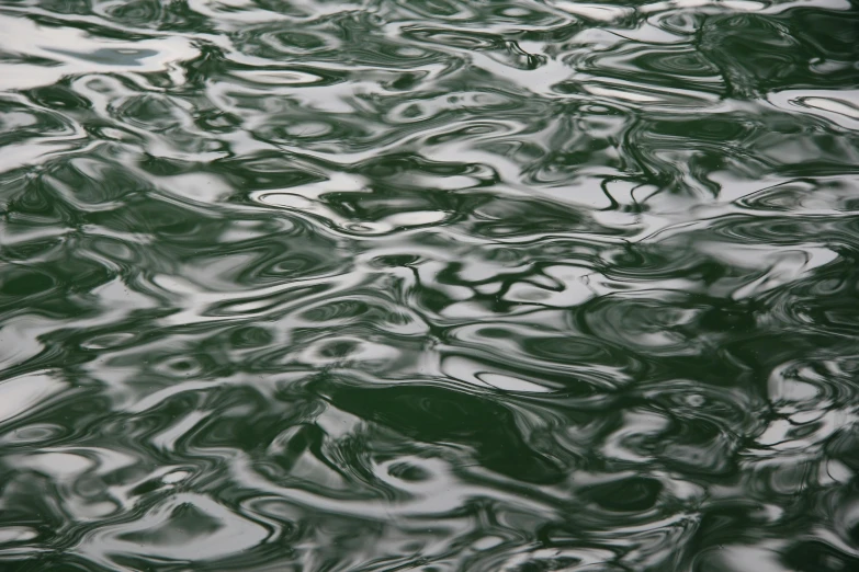 water pattern made up by the water on the surface