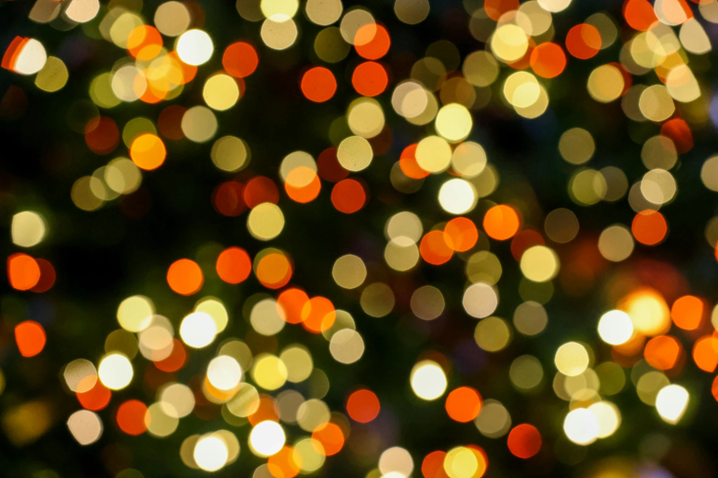 a brightly colored blurry christmas tree is pictured