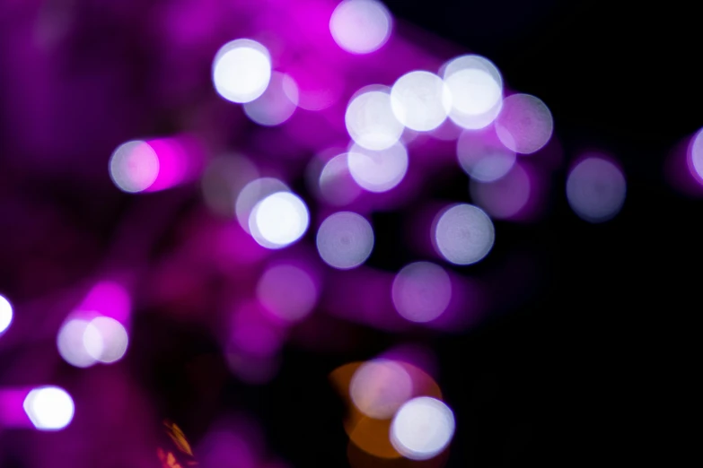 a blurry po of some purple light