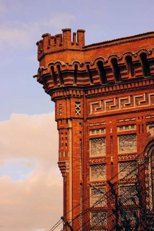 this is an old building with a clock tower