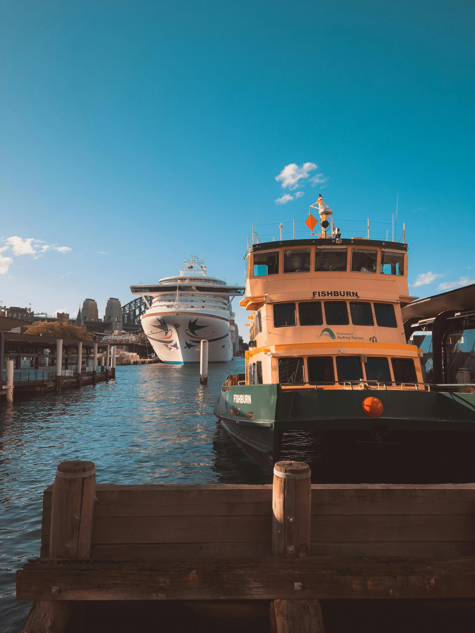 a big ship that is in the water