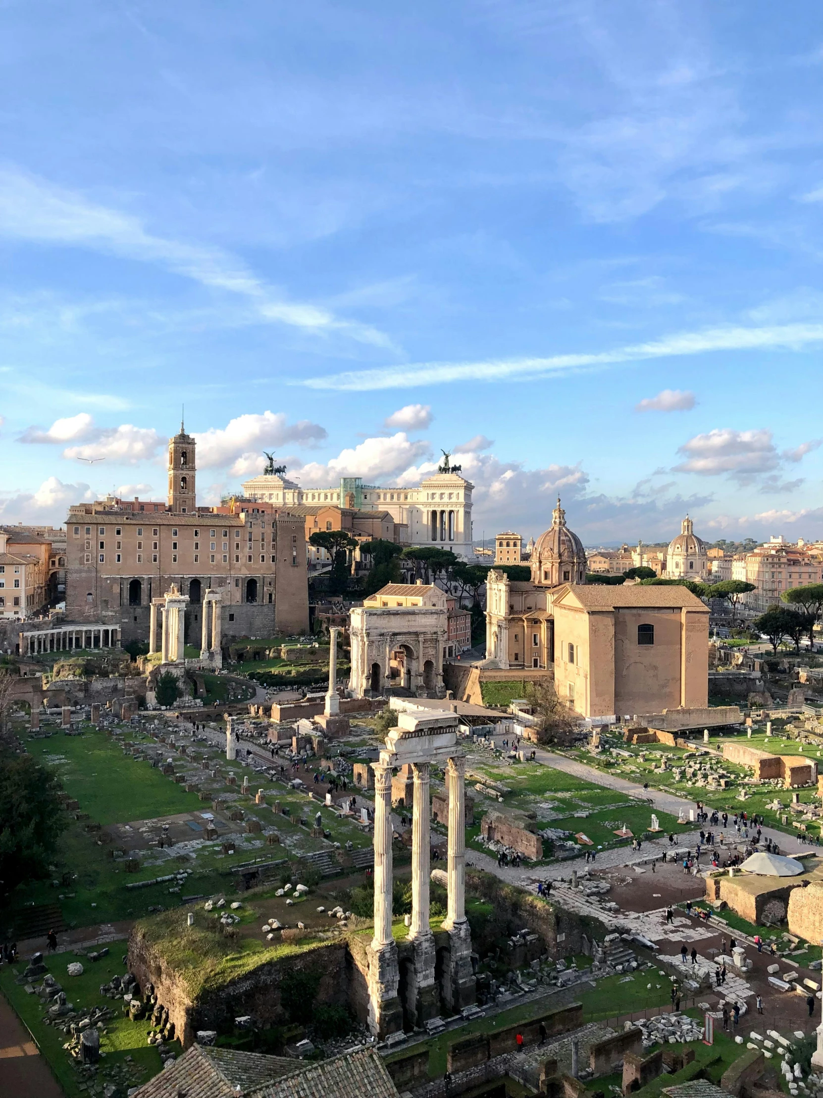 a city with many old buildings and ancient architecture