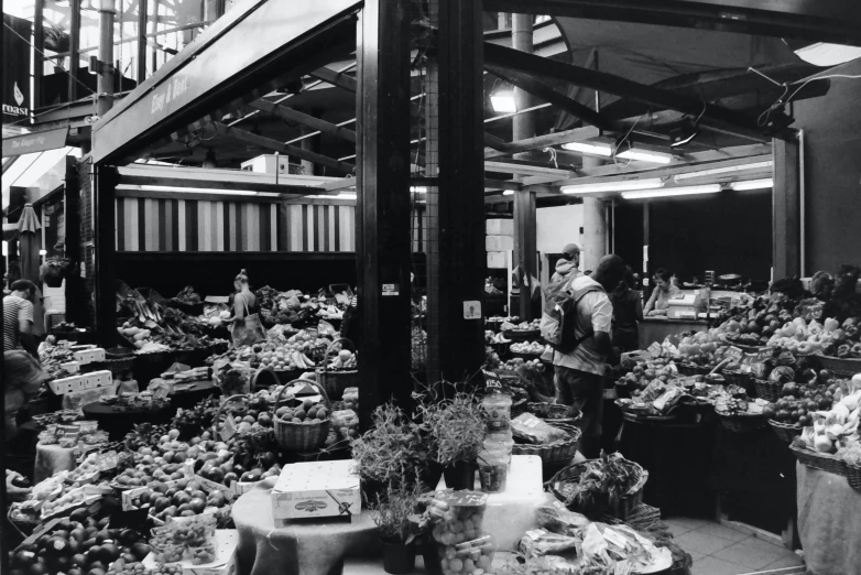 an image of a very busy market with people