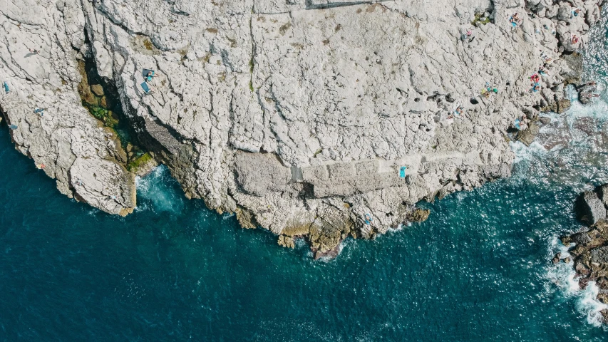 water and rocks in an open ocean area