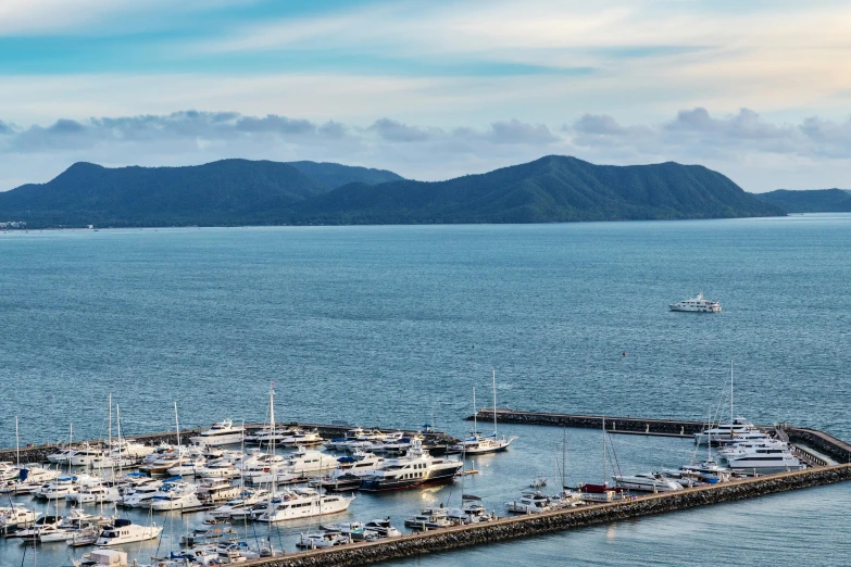 a bunch of boats that are docked at a dock