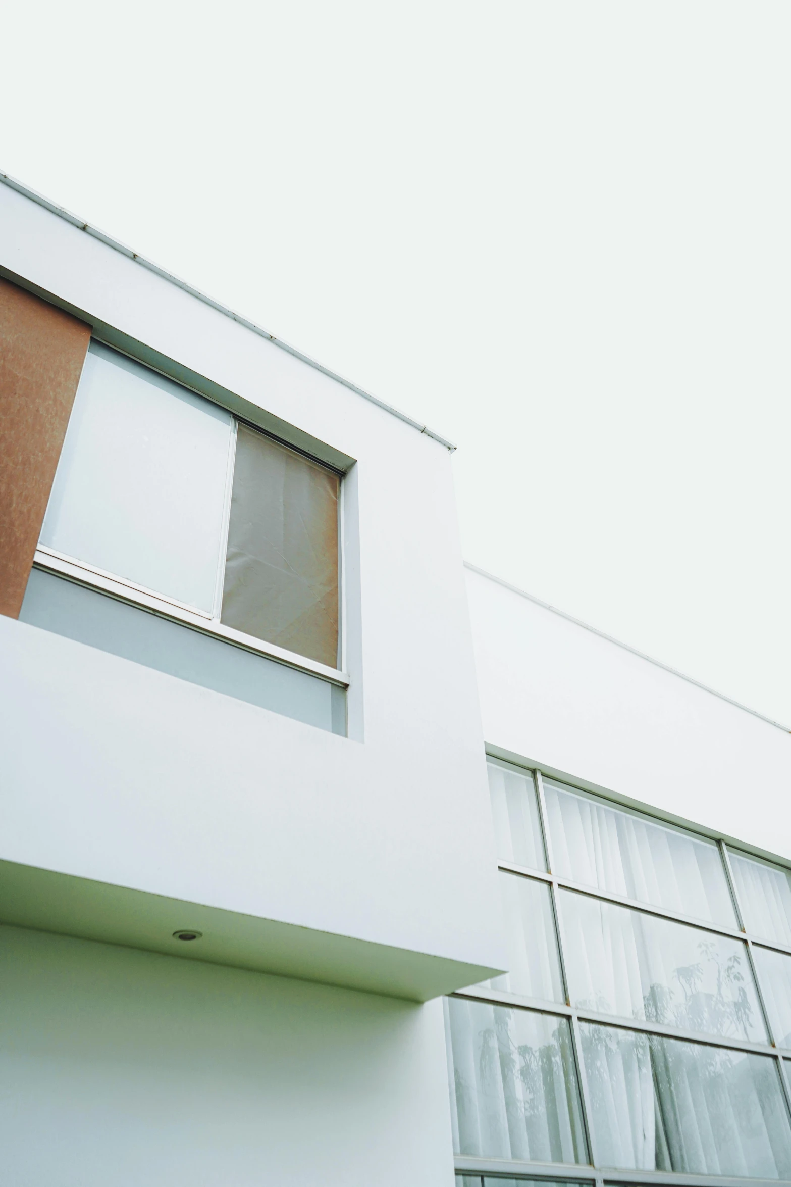 an image of a modern building that looks like an abstract painting