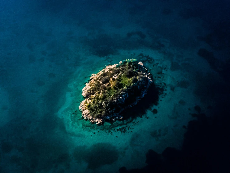 an island off the coast of the ocean