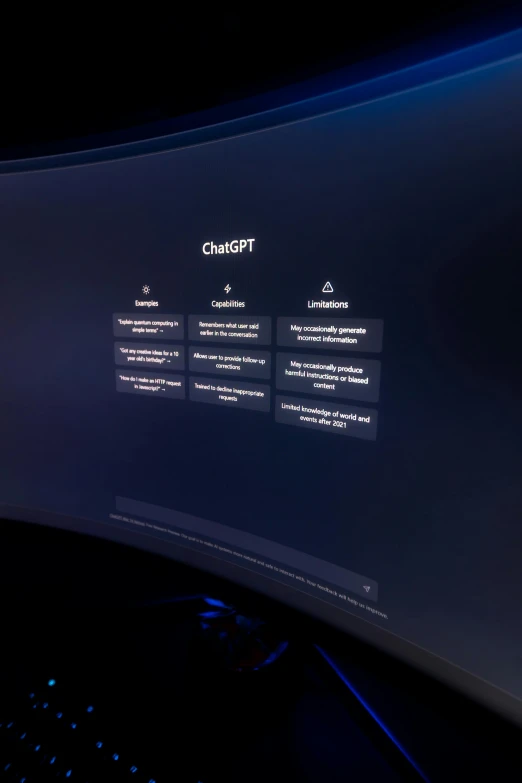 a computer screen with all the components on it