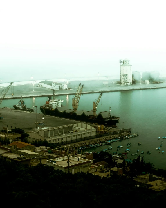 the dock is full of boats docked at the docks