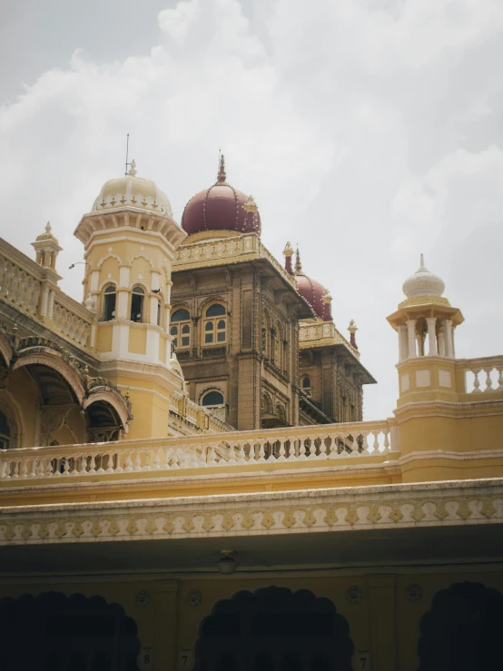 a building with some kind of dome around it