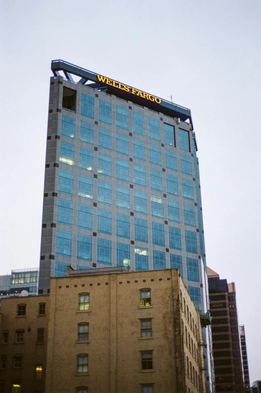 the building has a sky scr over it's windows