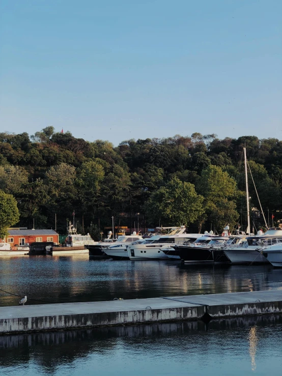 a couple of small boats that are in the water