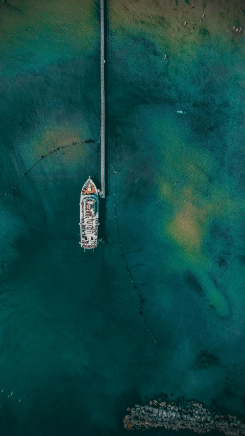 a boat on a large body of water