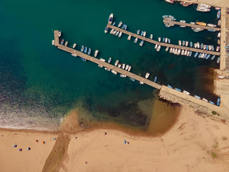 boats parked at pier in beautiful water view