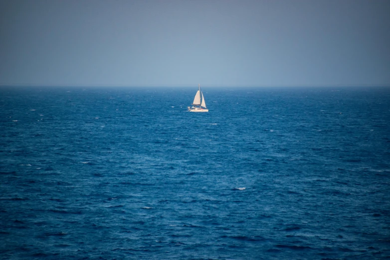 an image of sailboat in the middle of the ocean