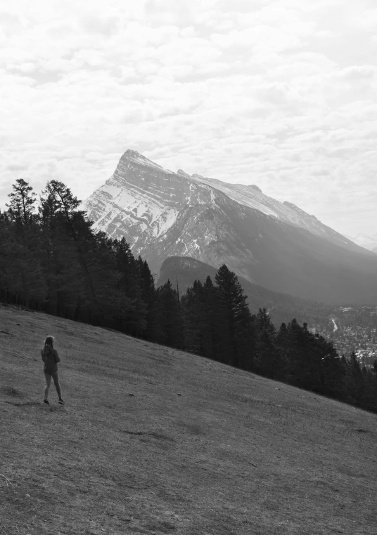 there is a man standing in a field