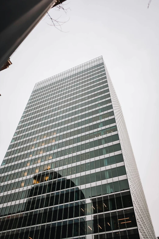 looking up at a skyscr in new york city