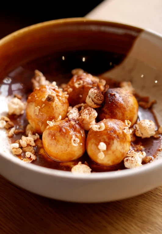 an image of bowl of food on a table