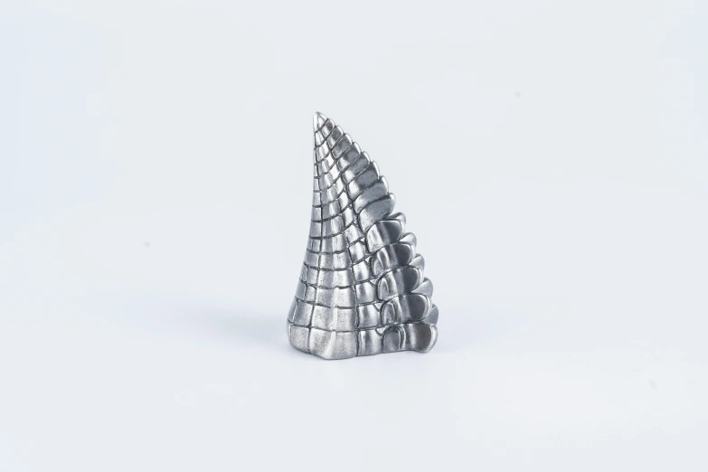 a small metal object that has two different stacked ends